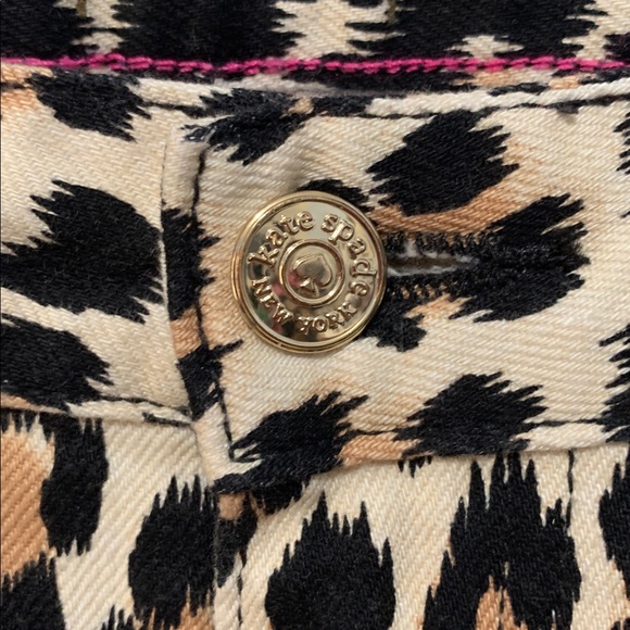 Kate Spade leopard print pants size 33 - Picture 3 of 7